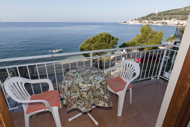 apartments Birgmajer, Podgora - balcony with sea view