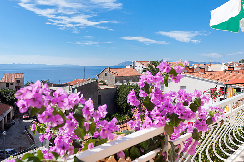 apartments Birgmajer, Podgora - balcony with sea view