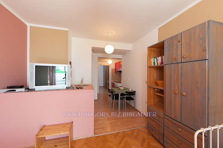 apartments Birgmajer, Podgora - TV and books